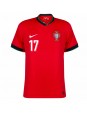 Portugal Rafael Leao #17 Replika Hemmakläder EM 2024 Kortärmad
